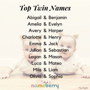 Adorable Baby Names For Triplets