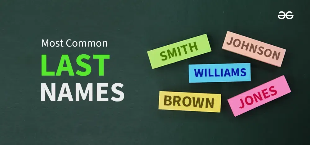 Common Last Names